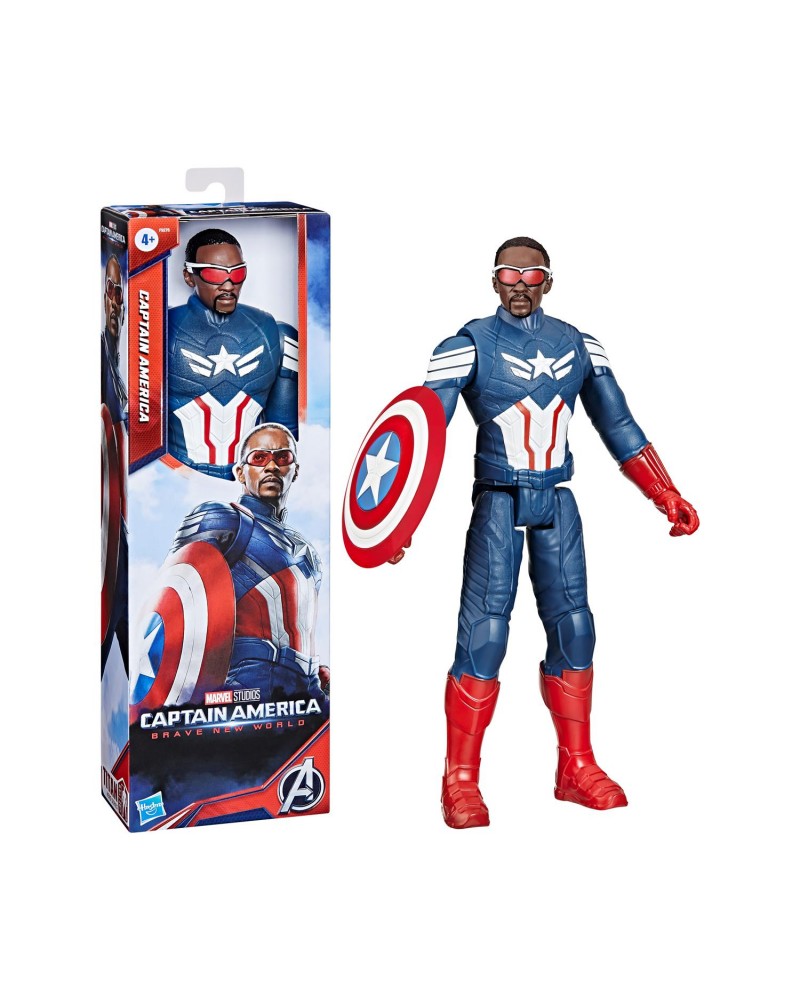 Hasbro Captain America: Brave New World - Titan Heroes Sam Wilson Action Figure (F9276)