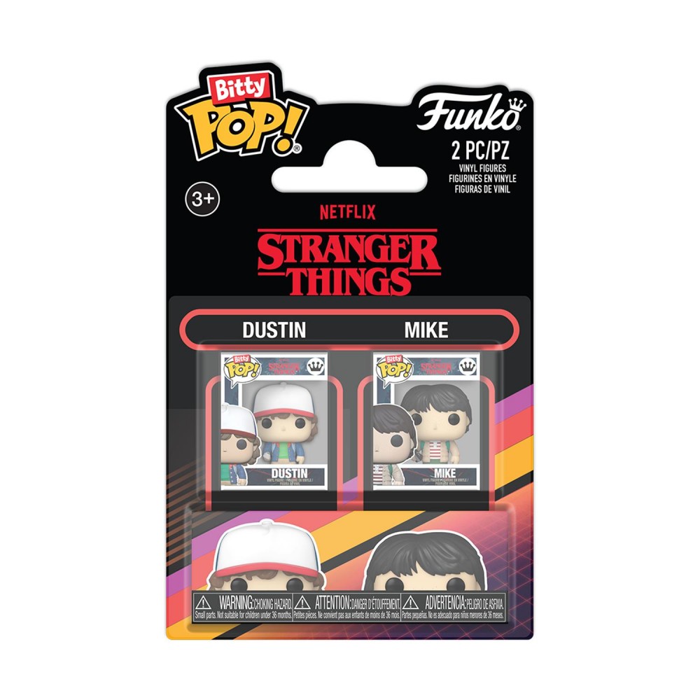 Funko Bitty Pop! 2-Pack: Stranger Things - Dustin &amp; Mike Vinyl Figures