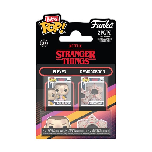 Funko Bitty Pop! 2-Pack: Stranger Things - Eleven &amp; Demogorgon Vinyl Figures