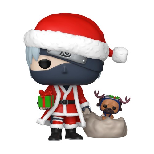 Funko Pop! Plus: Naruto Shippuden - Kakashi Hatake with Pakkun (Holiday) #2050 Vinyl Figure