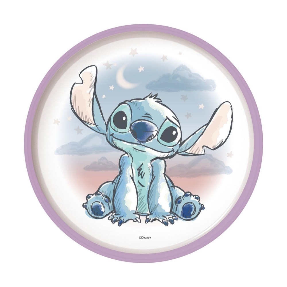 Stor: Stitch Cuddle Me - Non Slip Bicolor Premium Plate  (10993)
