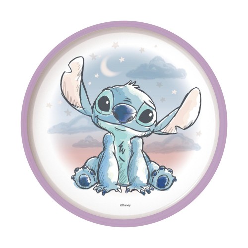 Stor: Stitch Cuddle Me - Non Slip Bicolor Premium Plate  (10993)