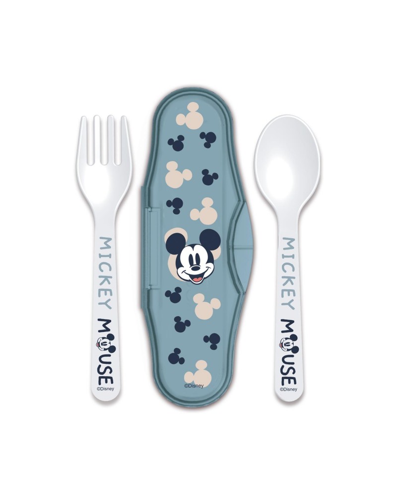 Stor: Mickey Mouse Full Of Smiles - Toddler 2 Pcs PP Traveling Spoons (10466)