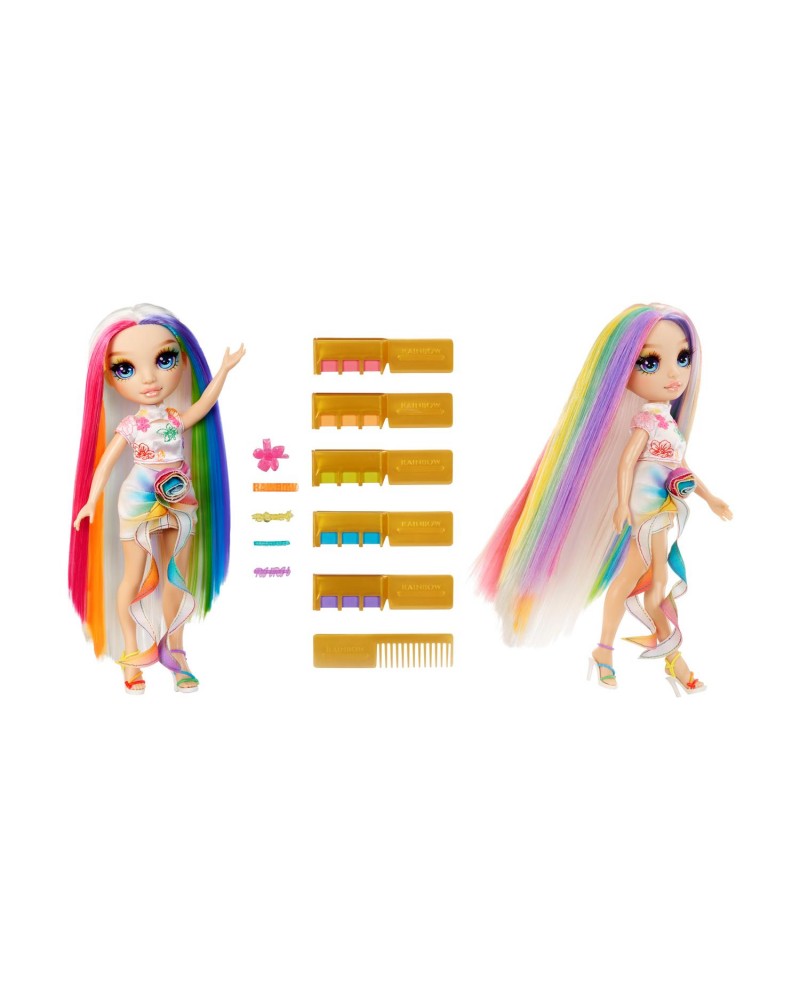 MGA Rainbow High: Hair Chalk &amp; Style Amaya - Rainbow 11” Doll. (526780)