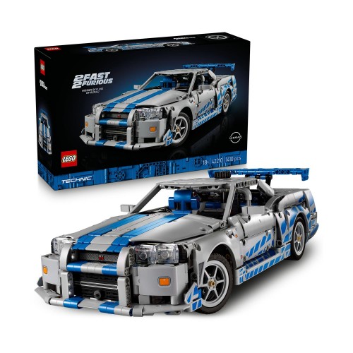 LEGO® Technic™: 2 Fast 2 Furious Nissan Skyline GT-R (R34) Car (42210)
