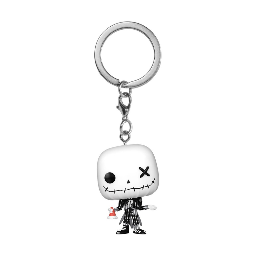 Funko Pocket Pop!: The Nightmare Before Christmas (Patchwork) - Jack Skellington Vinyl Figure Keychain