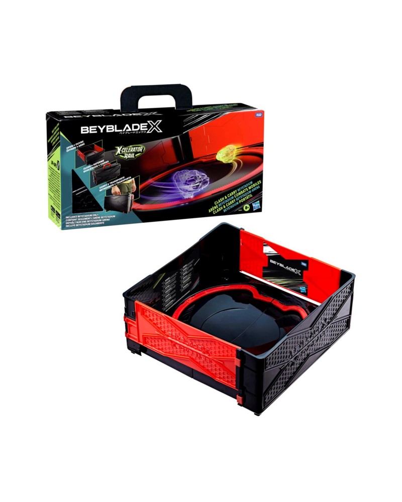 Hasbro Bey Blade X:  X-Celerator Rail - Clash &amp; Carry Beystadium (G0841)