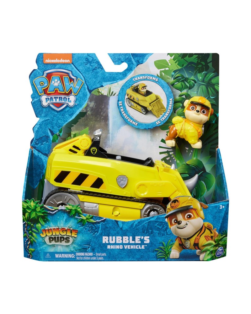 Spin Master Paw Patrol: Jungle Pups - Rubble's Rhino Vehicle (20143427)
