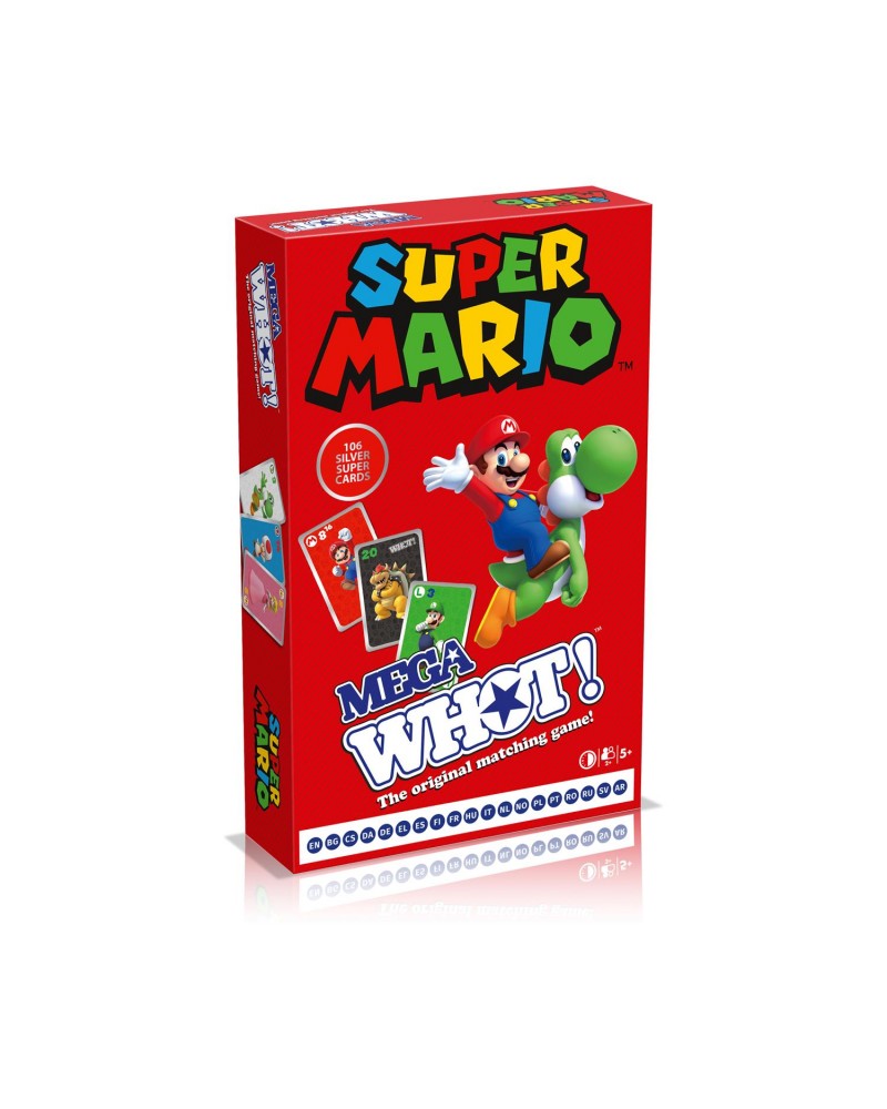 Winning Moves: Mega Whot - Super Mario English Language (WM04006-ML1-6)