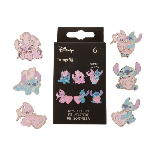 Loungefly Disney: Lilo &amp; Stitch - Angel Hearts Mystery Box Pins - Eaches (WDPN4024-EA)