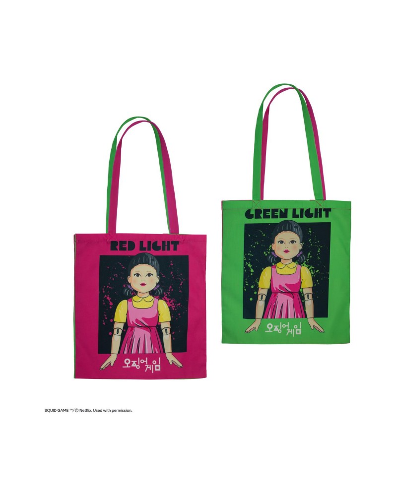 Cinereplicas TV Series: Squid Game - Red Light, Green Light Polyester Tote Bag (CR2344)