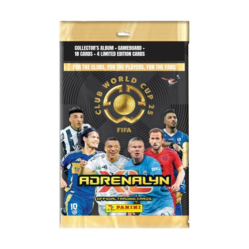 Panini: Fifa Club World Cup 2025 Adrenalyn - Mega Starter Pack (1 binder, 4 Packs, 4 Limited Edition Cards)