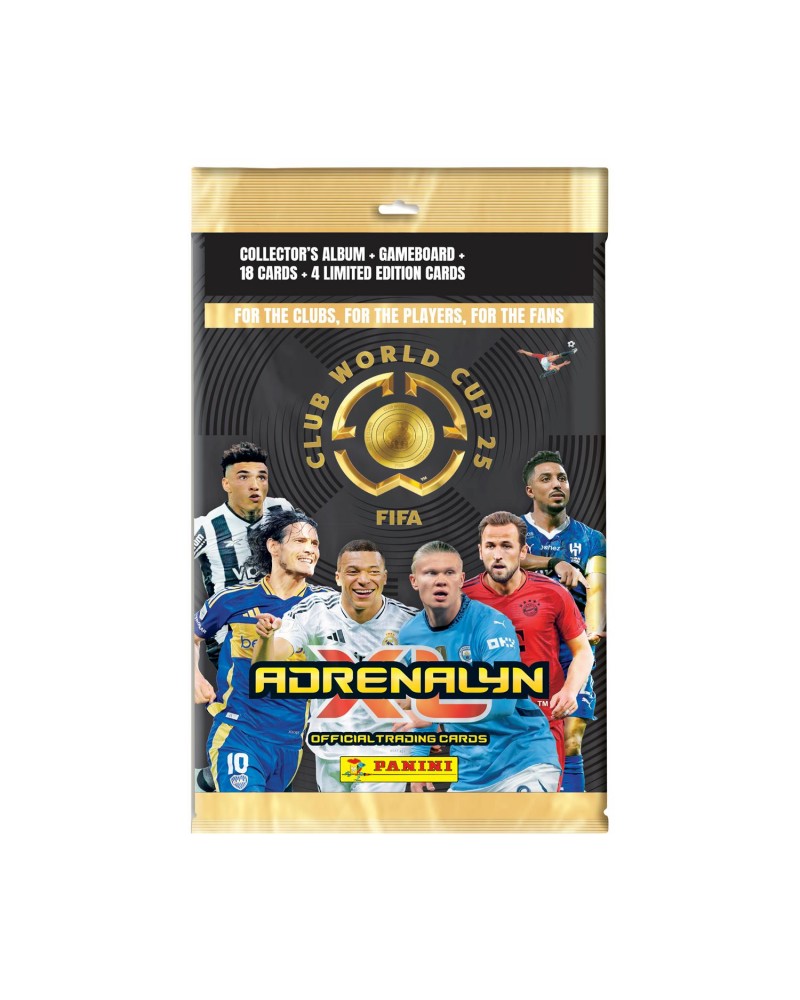 Panini: Fifa Club World Cup 2025 Adrenalyn - Mega Starter Pack (1 binder, 4 Packs, 4 Limited Edition Cards) (PA.AL.FC.225)