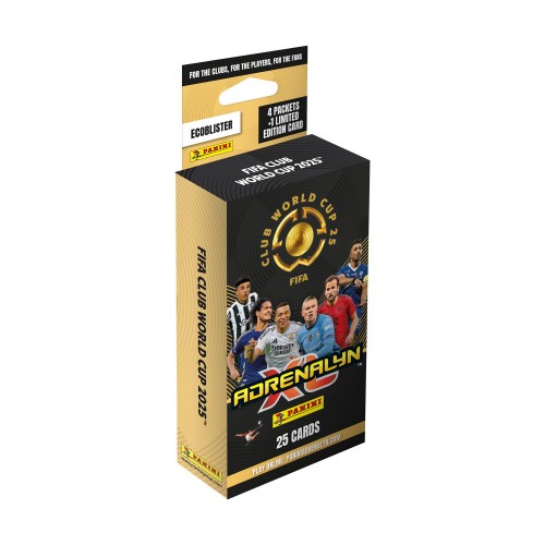 Panini: Fifa Club World Cup 2025 Adrenalyn - Ecoblister (4 Packs, 1 Limited Edition Card)