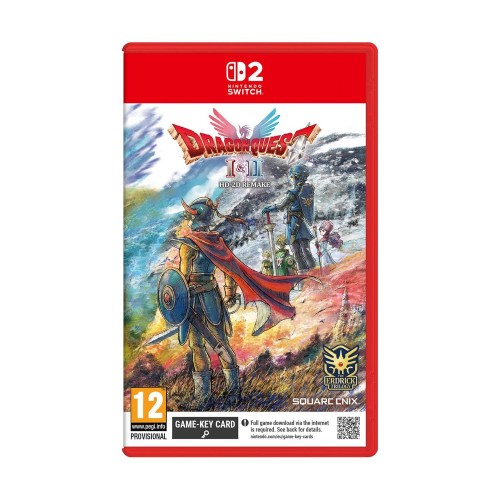 NSW2 Dragon Quest I &amp; II HD-2D Remake (Game Key Card)