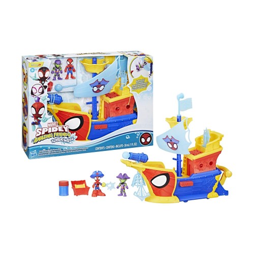 Hasbro Spidey And His Amazing Friends: Playsets - Webs Ahoy Bubble Ship (G0666)