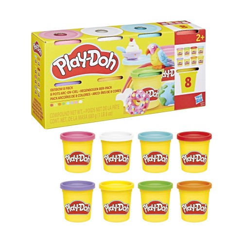 Hasbro Play-Doh: Doh &amp; More - Rainbow 8 Pack (G0691)