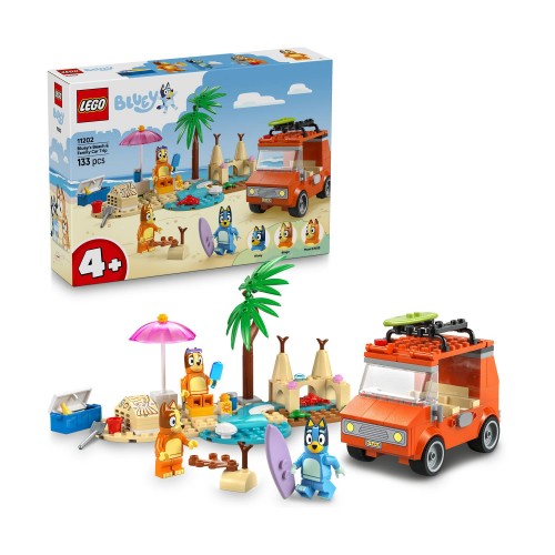 Lego® Bluey: Bluey's Beach &amp; Family Car Trip (11202)