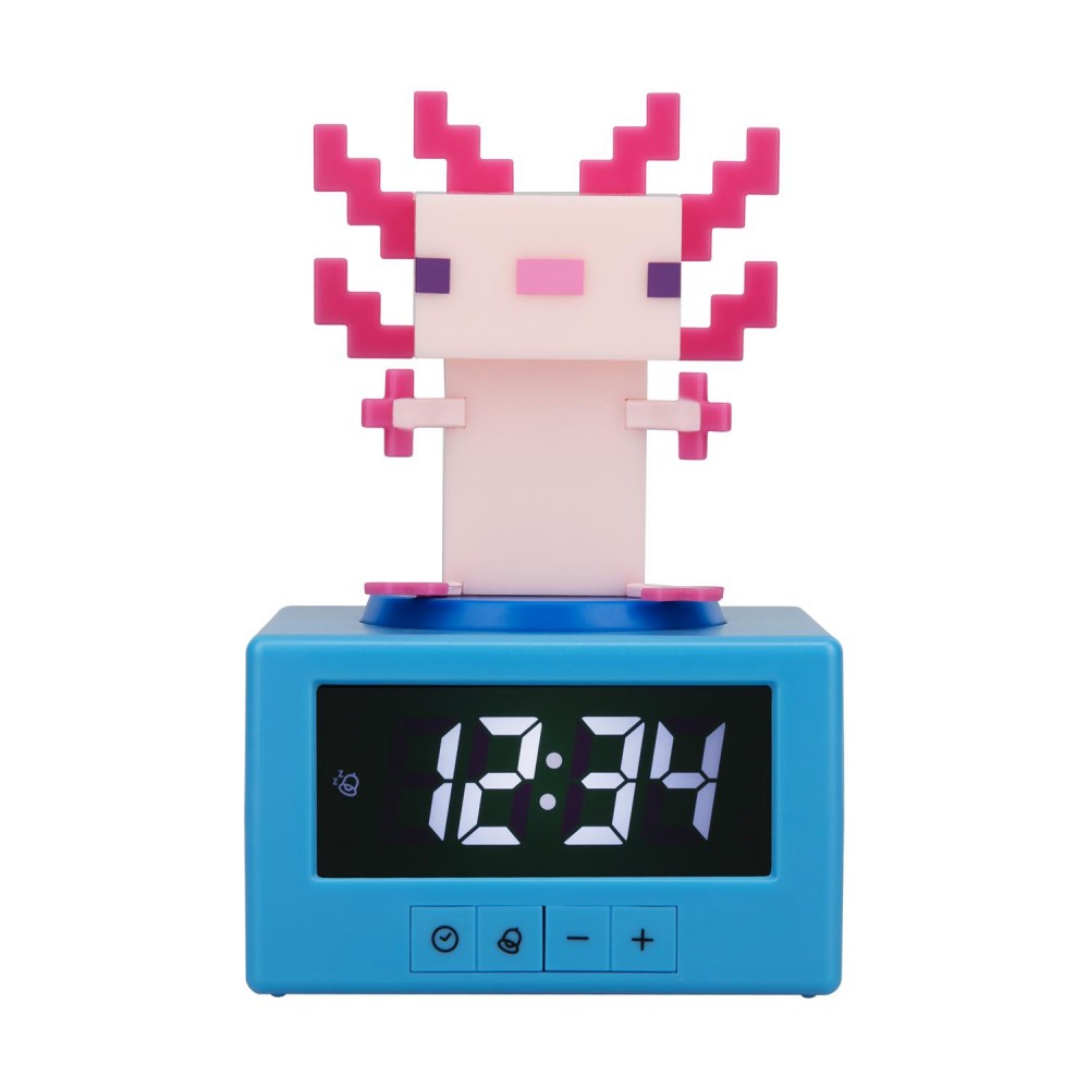 Paladone Icons: Minecraft - Axolotl Alarm Clock (PP15043MCF)