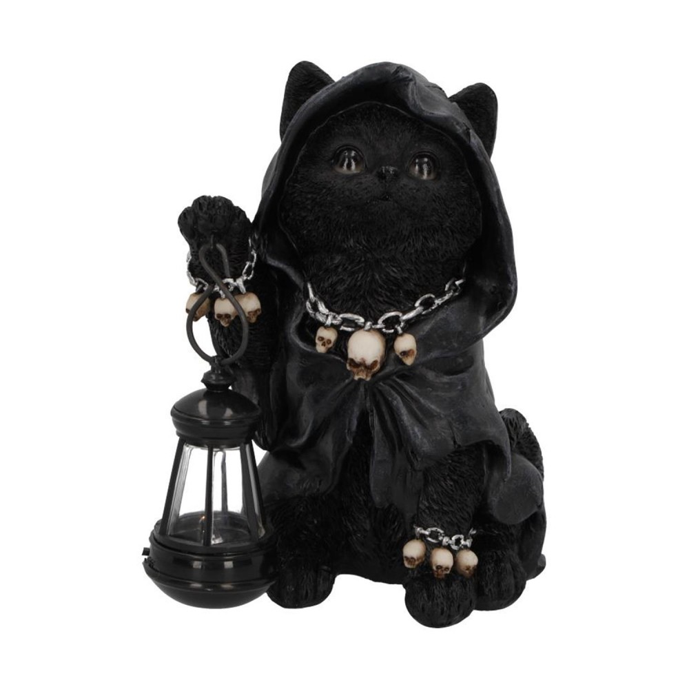 Nemesis Now Adult: Gothic - Reapers Feline Lantern Figure (18.5cm)