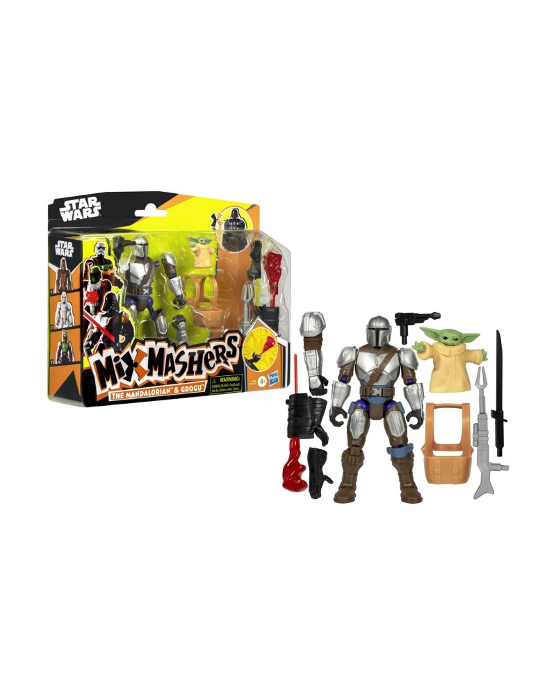 Hasbro Disney Mixmashers: Star Wars - The Mandalorian &amp; Grogu Deluxe Figures (G0300)