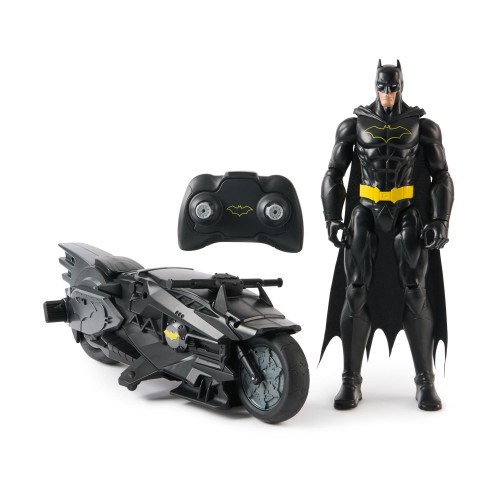 Spin Master DC Universe: Dc Universe Batmobile Rc Με Batman 30 εκ.. (6072896)