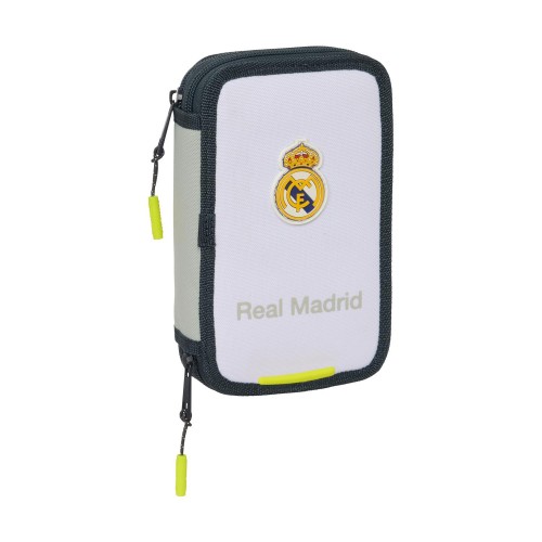 Safta Double Filled Pencil Case 29 Pcs. Real Madrid Equip. 25/26