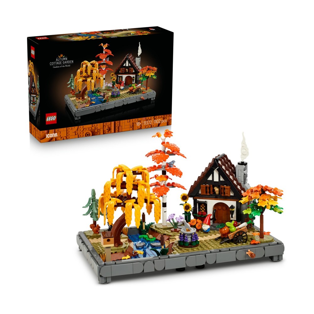 LEGO® Icons: Autumn Cottage Garden (11372)