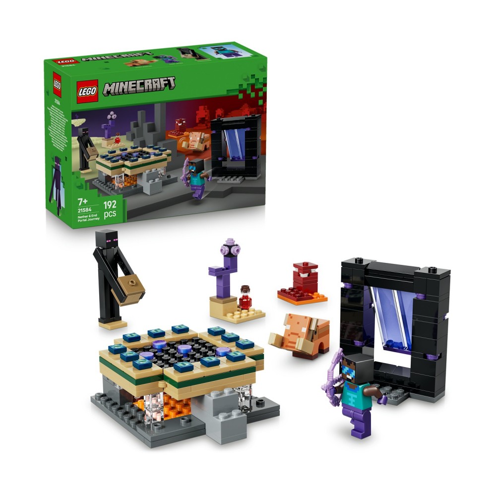LEGO® Minecraft®: Nether &amp; End Portal Journey (21584)