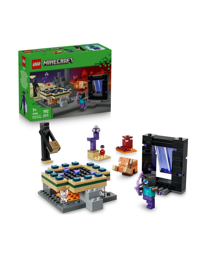 LEGO® Minecraft®: Nether &amp; End Portal Journey (21584)