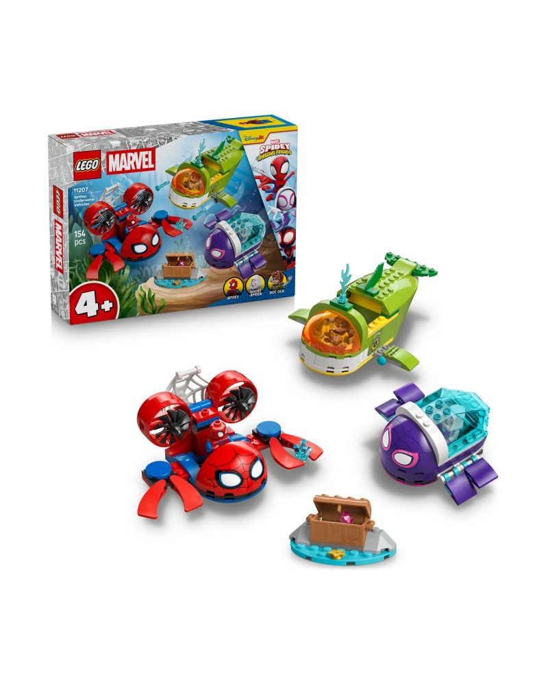 LEGO® Marvel: Spidey And His Amazing Friends Spidey: Underwater Vehicles (11207)