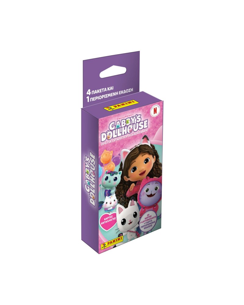 Panini Gabby's Dollhouse: Eco Blister (4 packs of 5 cards plus 1 limited edition card)
