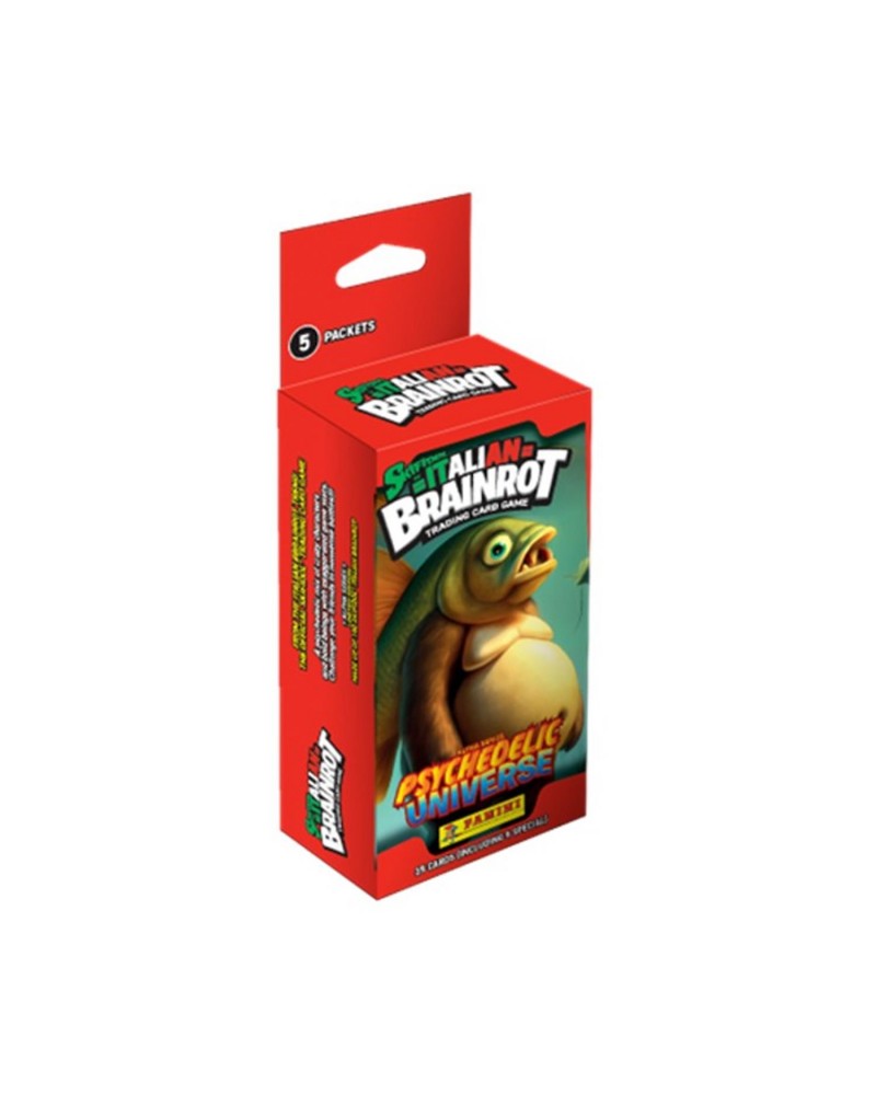 Panini Italian Brainrot: Alpha Series - Psychedelic Universe Eco Blister (5 Packs of 7 cards)