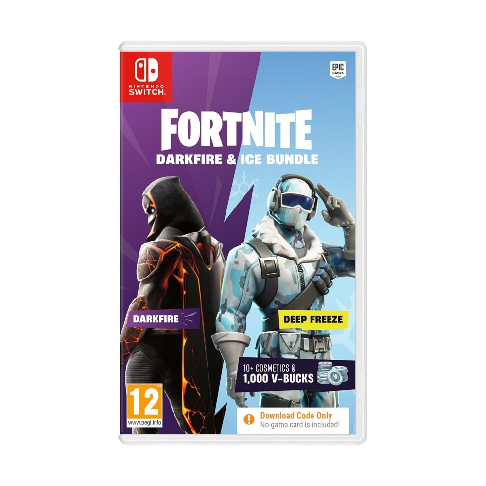 NSW Fortnite - Darkfire &amp; Ice Bundle (Code in a Box)