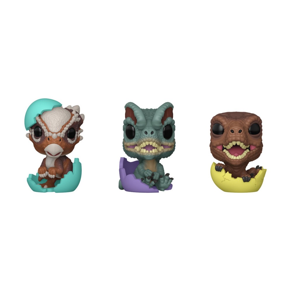 Funko Pocket Pop! 3-Pack: Jurassic World (Spring) - Dinos  Vinyl Figures