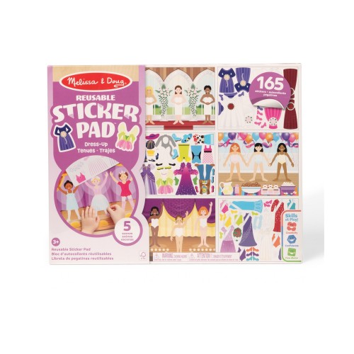 Melissa &amp; Doug Arts and Crafts: Dress-Up - Reusable Sticker Pads (20155934)