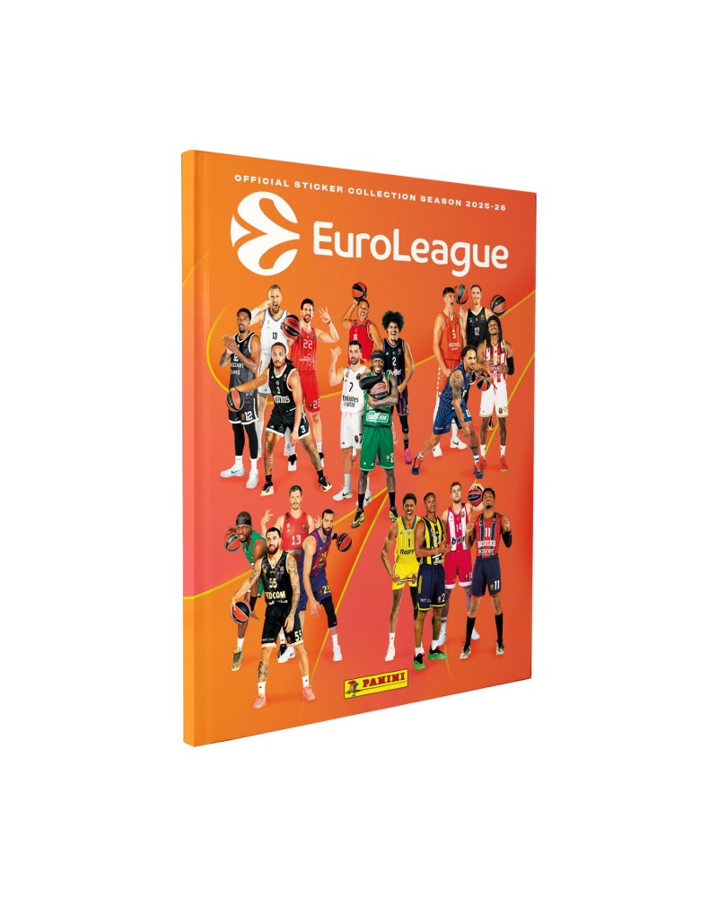 Panini Euroleague 2026: Hard Cover Sticker Album (56 Pages)