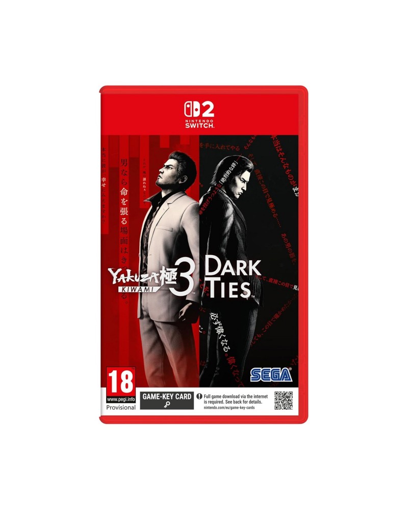 NSW2 Yakuza Kiwami 3 &amp; Dark Ties (Game Key Card)
