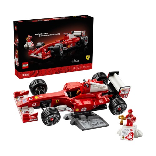 LEGO® Icons: Ferrari F2004 &amp; Michael Schumacher (11375)