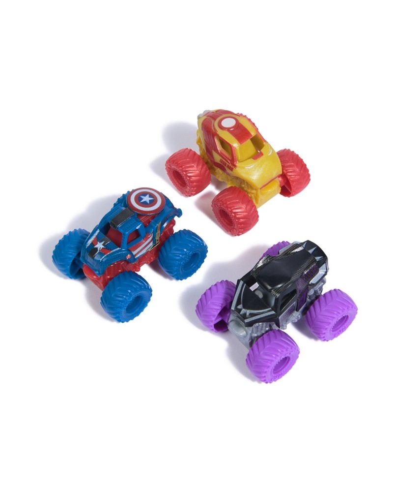 Spin Master Marvel Monster Jam: Mini Jams - Winter Soldier / Captain America / War Machine 3 Pack Bundle (20149560)