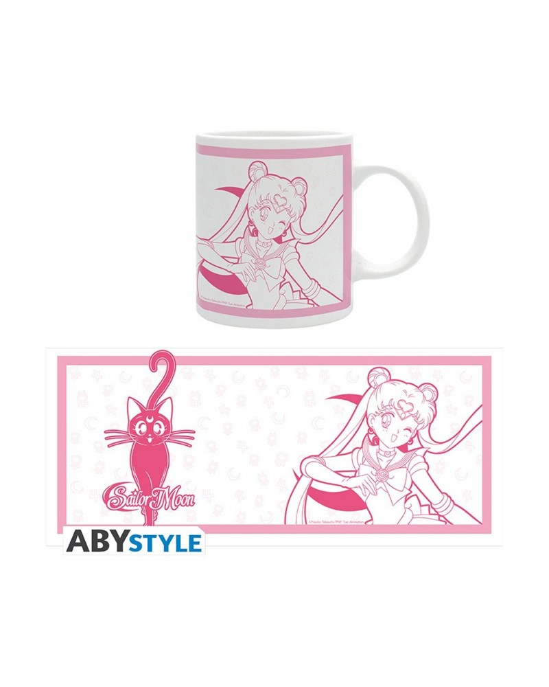 Abysse Sailor Moon - Sailor Moon and Luna Ceramic Mug (320ml)
