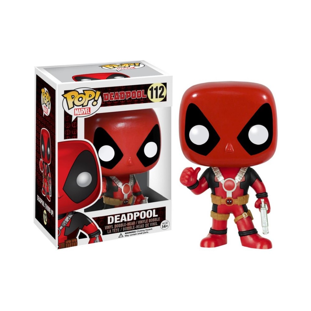 Funko Pop! Marvel: Deadpool Thumb Up #112 Vinyl Bobble-Head Figure