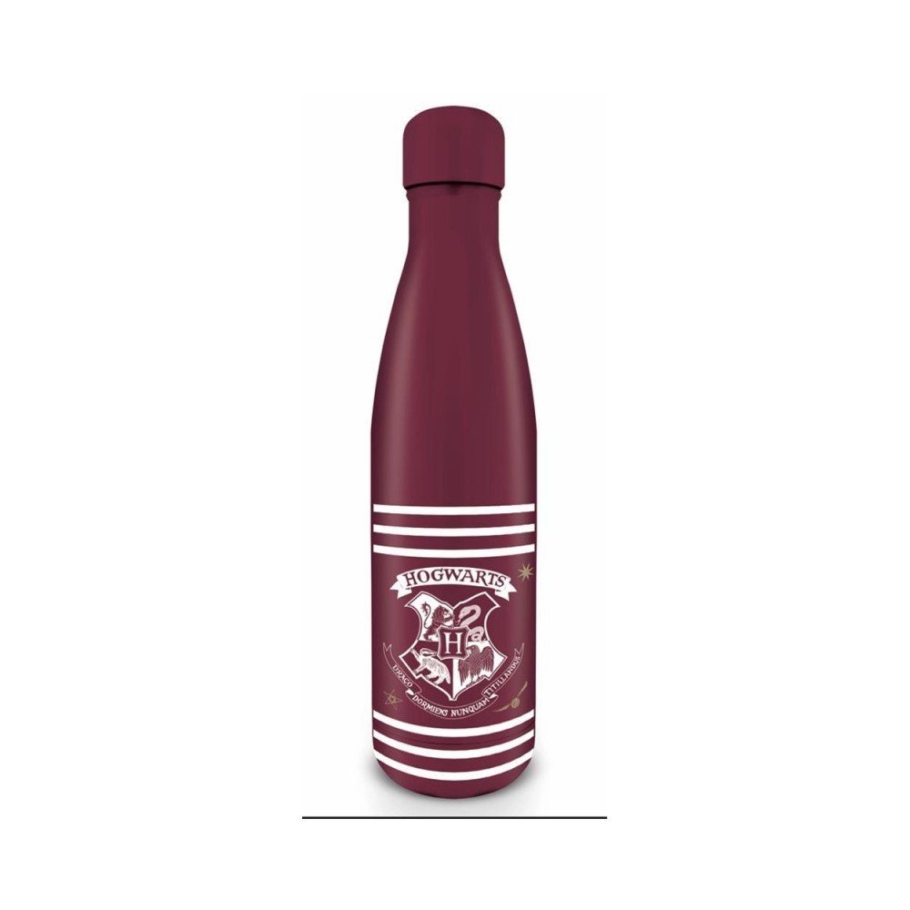 Pyramid Harry Potter - Crest  Stripes Metal Drinks Bottle (550ml) (MDB25453)