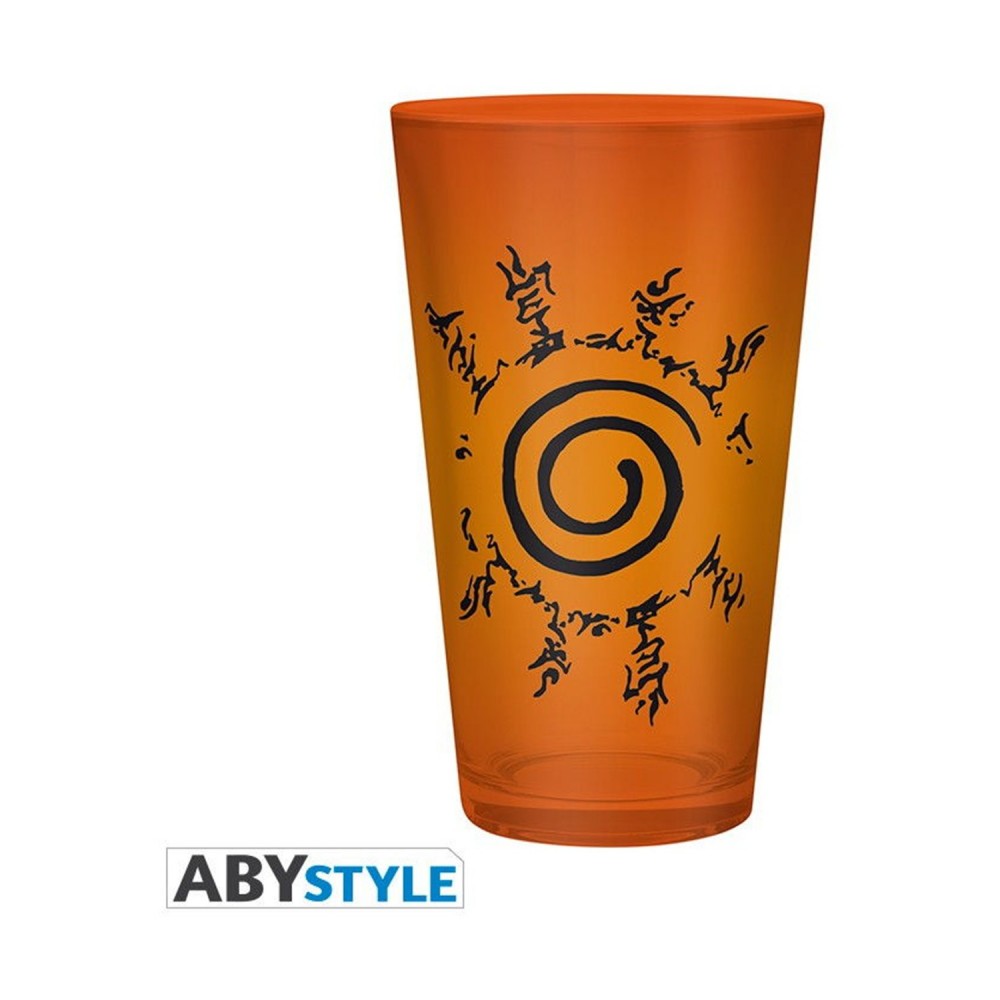 Abysse Naruto Shippuden - Konoha &amp; Seal Symbol 400ml Large Glass (ABYVER137)