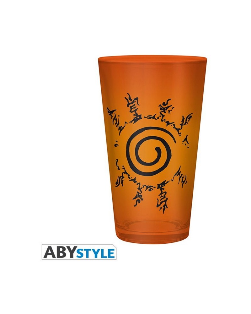 Abysse Naruto Shippuden - Konoha &amp; Seal Symbol 400ml Large Glass (ABYVER137)