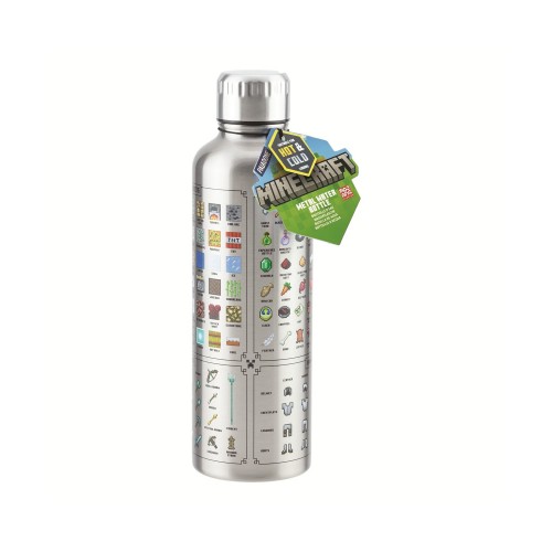 Paladone Minecraft Metal Water Bottle (500ml) (PP7995MCFV3)