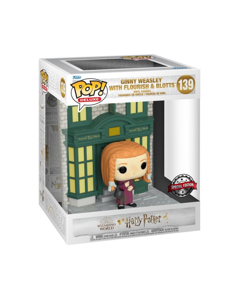 Funko Pop! Deluxe: Harry Potter - Ginny Weasley with Flourish  Blotts (Special Edition) #139 Vinyl Figure