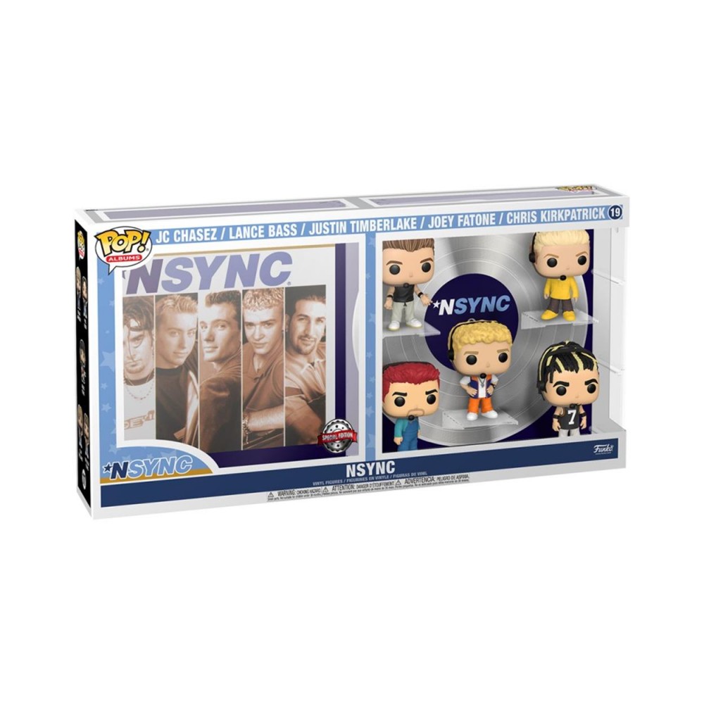 Funko Pop! Albums Deluxe: NSYNC - JC Chasez, Lance Bass, Justin Timberlake, Joey Fatone, Chris Kirkpatrick (NSYNC) (Special Edition) #19 Vinyl Figures