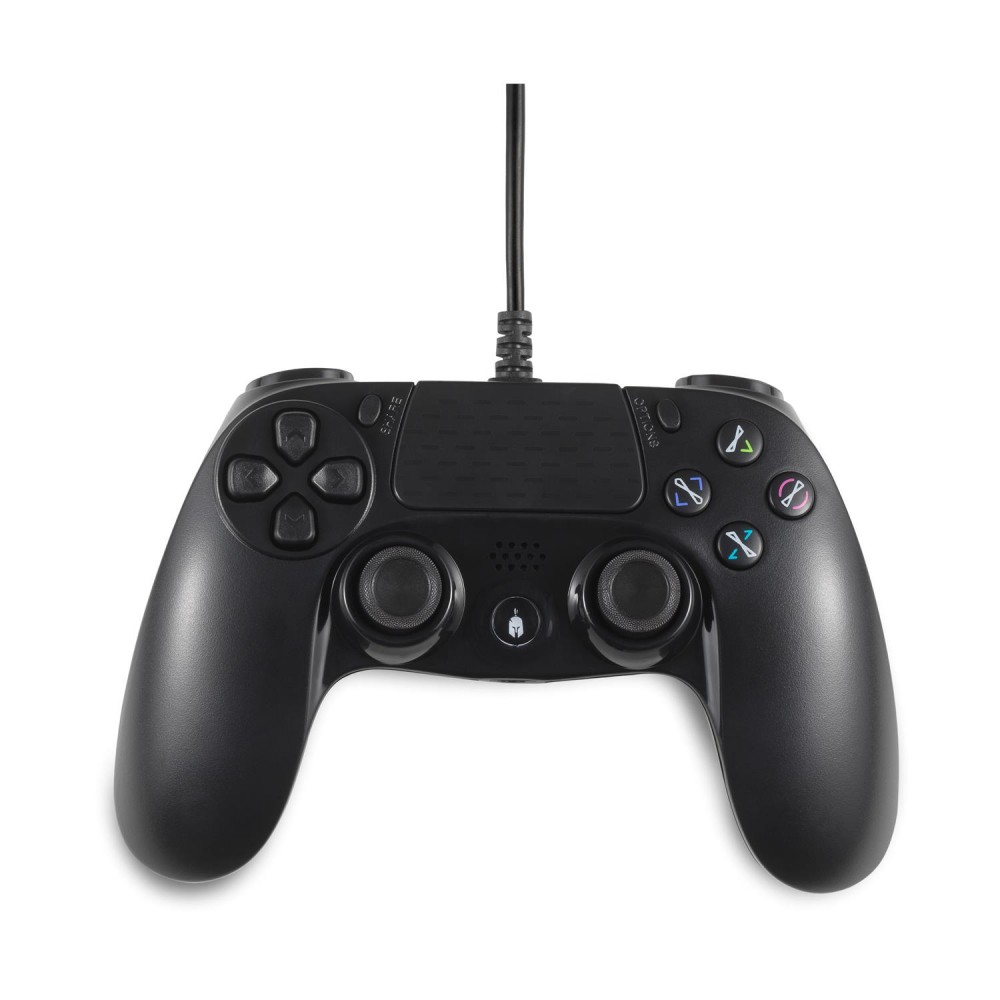 Spartan Gear - Hoplite Wired Controller (compatible with PC and playstation 4) (colour: Black)