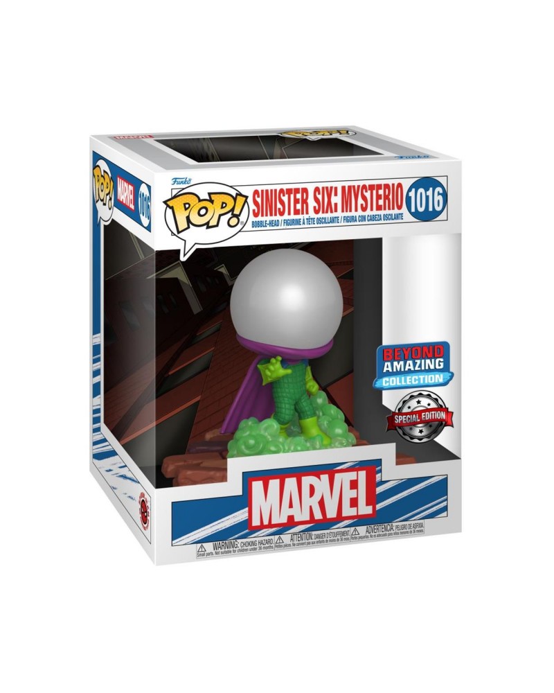 Funko Pop! Deluxe: Marvel Sinister Six: Mysterio (Amazon Exclusive) #1016 Bobble-Head Vinyl Figure